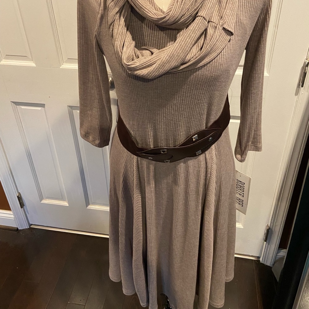 Gorgeous tan Robbie Bee dress